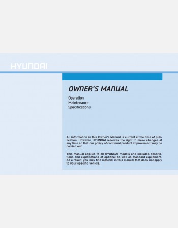 hyundai santa fe 2019 owners manual